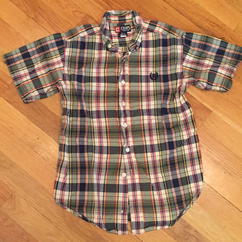 Sporty plaid shirt